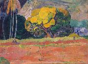 Paul Gauguin At the Foot of a Mountain Germany oil painting artist